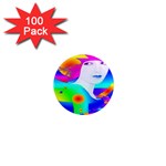 Abstract Color Dream 1  Mini Magnets (100 pack)  Front