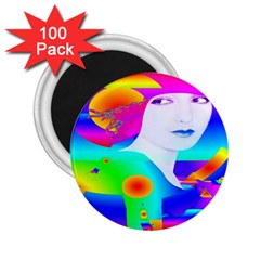 Abstract Color Dream 2 25  Magnets (100 Pack) 