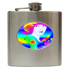 Abstract Color Dream Hip Flask (6 Oz)