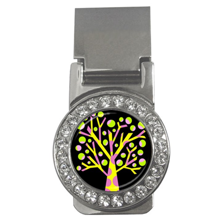 Simple colorful tree Money Clips (CZ) 
