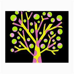 Simple Colorful Tree Small Glasses Cloth by Valentinaart