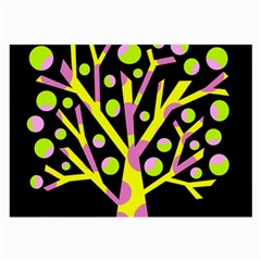 Simple Colorful Tree Large Glasses Cloth (2-side)