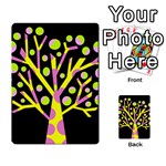 Simple colorful tree Multi-purpose Cards (Rectangle)  Front 5