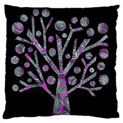 Purple Magical Tree Standard Flano Cushion Case (one Side) by Valentinaart