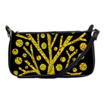 Yellow magical tree Shoulder Clutch Bags Front