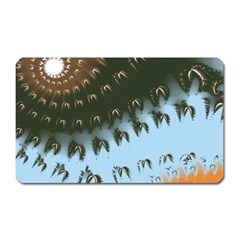 Sun-ray Swirl Design Magnet (rectangular)