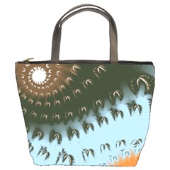 Sun-ray Swirl Design Bucket Bags by digitaldivadesigns