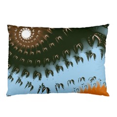 Sun-ray Swirl Design Pillow Case