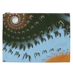 Sun-ray Swirl Design Cosmetic Bag (xxl)  by digitaldivadesigns