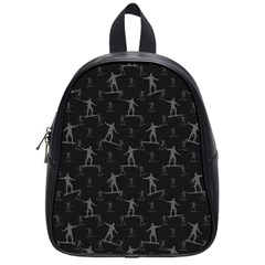 Surfing Motif Pattern School Bags (small)  by dflcprints