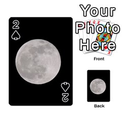 Full Moon At Night Playing Cards 54 Designs  by picsaspassion