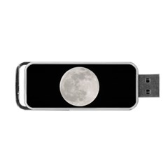 Full Moon At Night Portable Usb Flash (one Side) by picsaspassion