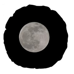 Full Moon At Night Large 18  Premium Flano Round Cushions