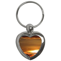 Summer Sunset Key Chains (heart)  by picsaspassion