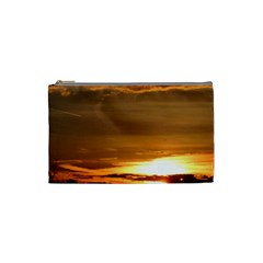 Summer Sunset Cosmetic Bag (small)  by picsaspassion