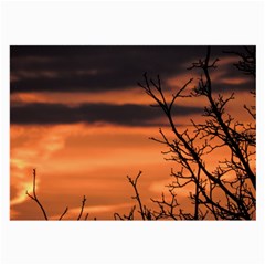 Tree Branches And Sunset Large Glasses Cloth