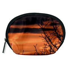 Tree Branches And Sunset Accessory Pouches (medium)  by picsaspassion