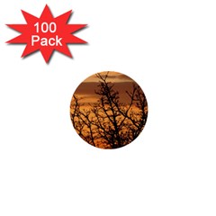 Colorful Sunset 1  Mini Buttons (100 Pack)  by picsaspassion