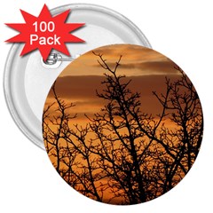 Colorful Sunset 3  Buttons (100 Pack)  by picsaspassion