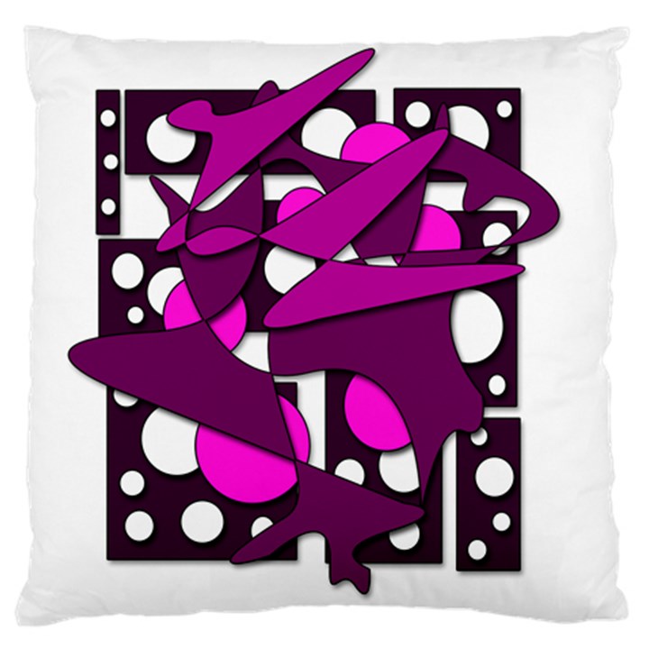 Something purple Standard Flano Cushion Case (Two Sides)