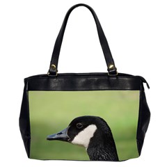 Goose Bird In Nature Office Handbags (2 Sides)  by picsaspassion