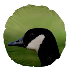 Goose Bird In Nature Large 18  Premium Flano Round Cushions