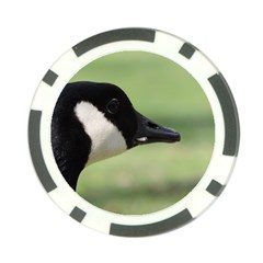 Goose, Black And White Poker Chip Card Guards by picsaspassion