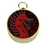 Red dragon Gold Compasses Front