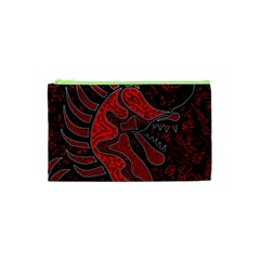 Red Dragon Cosmetic Bag (xs) by Valentinaart