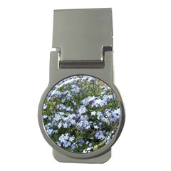 Little Blue Forget-me-not Flowers Money Clips (round)  by picsaspassion