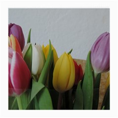 Colorful Bouquet Tulips Medium Glasses Cloth (2-side) by picsaspassion