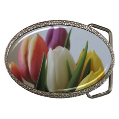 Colored By Tulips Belt Buckles by picsaspassion