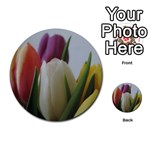 Colored by Tulips Multi-purpose Cards (Round)  Back 52