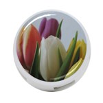 Colored by Tulips 4-Port USB Hub (Two Sides)  Front