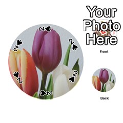 Tulip Spring Flowers Playing Cards 54 (round) 