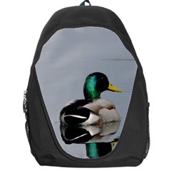 Swimming Duck Backpack Bag by picsaspassion