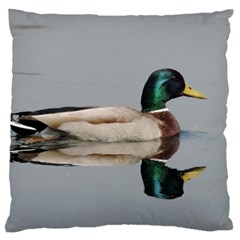 Wild Duck Swimming In Lake Standard Flano Cushion Case (two Sides)