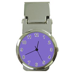 Lilac - Purple Color Design Money Clip Watches by picsaspassion