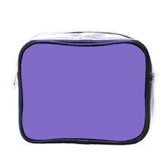 Lilac - Purple Color Design Mini Toiletries Bags by picsaspassion