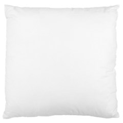 White Color Design Standard Flano Cushion Case (two Sides)