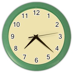 Gold Yellow Color Design Color Wall Clocks