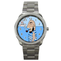 Sailor Sport Metal Watch by Valentinaart