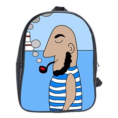 Sailor School Bags (xl)  by Valentinaart