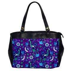 Peacock Oversize Office Handbag by michellelobelia