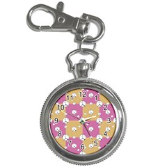 Symbol Peace Drawing Pattern Key Chain Watches by dflcprints