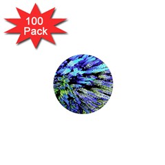 Colorful Floral Art 1  Mini Magnets (100 Pack)  by yoursparklingshop