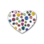 Play with me Heart Coaster (4 pack)  Front