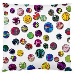 Play With Me Large Cushion Case (two Sides) by Valentinaart