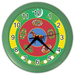 National Emblem Of Turkmenistan, 2000-2003 Color Wall Clocks