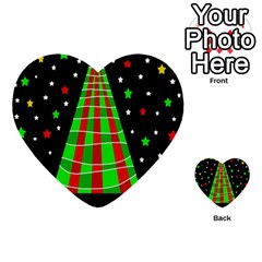 Xmas Tree  Multi-purpose Cards (heart)  by Valentinaart